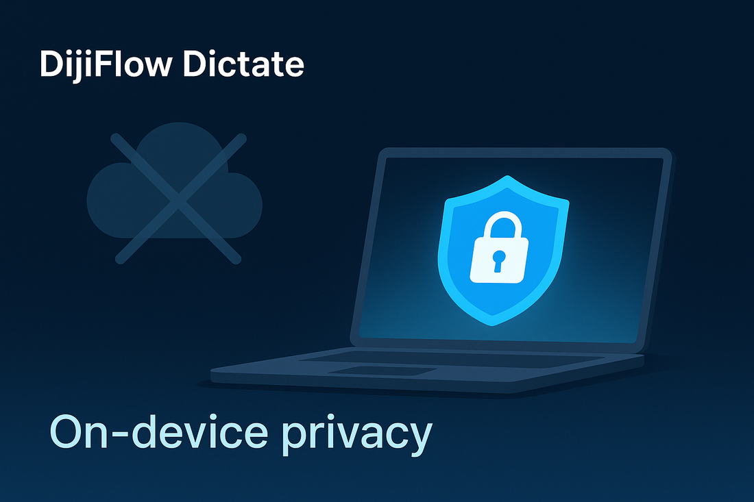On-Device Voice-to-Text Explained: Why Local Dictation Beats the Cloud for Privacy