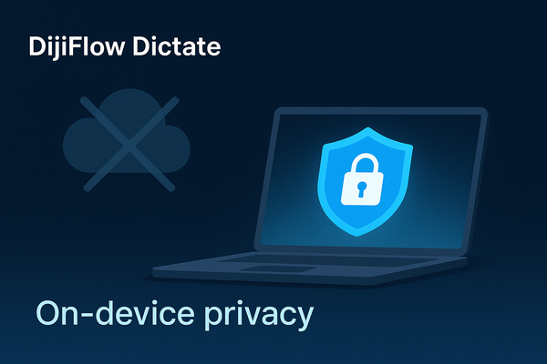 On-Device Voice-to-Text Explained: Why Local Dictation Beats the Cloud for Privacy