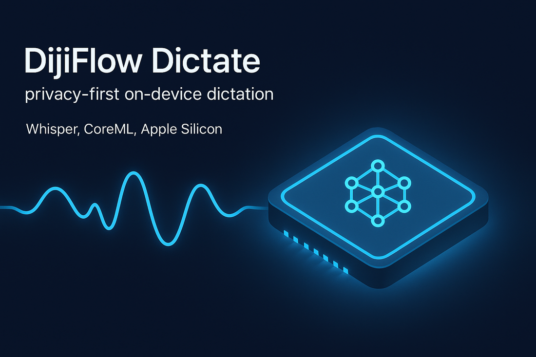 The tech behind DijiFlow: Whisper, CoreML and Apple Silicon, explained simply